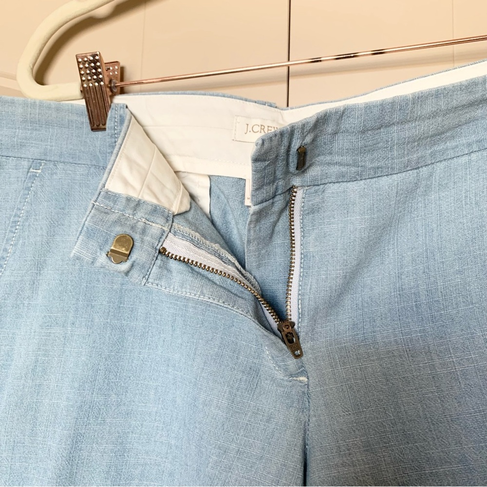 J.Crew Light Blue Chambray Chino Shorts - Picture 4 of 6